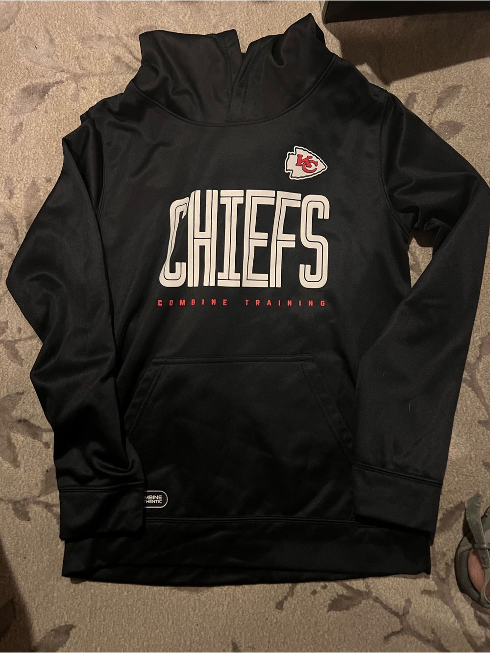 NFL Kansas City Chiefs Black Crewneck Pullover